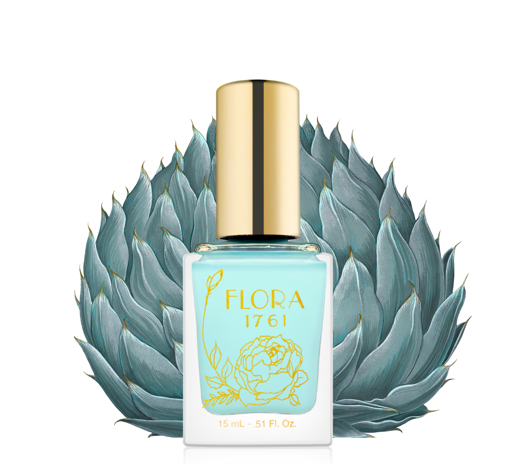 Nail Lacquer in Agave – Flora 1761