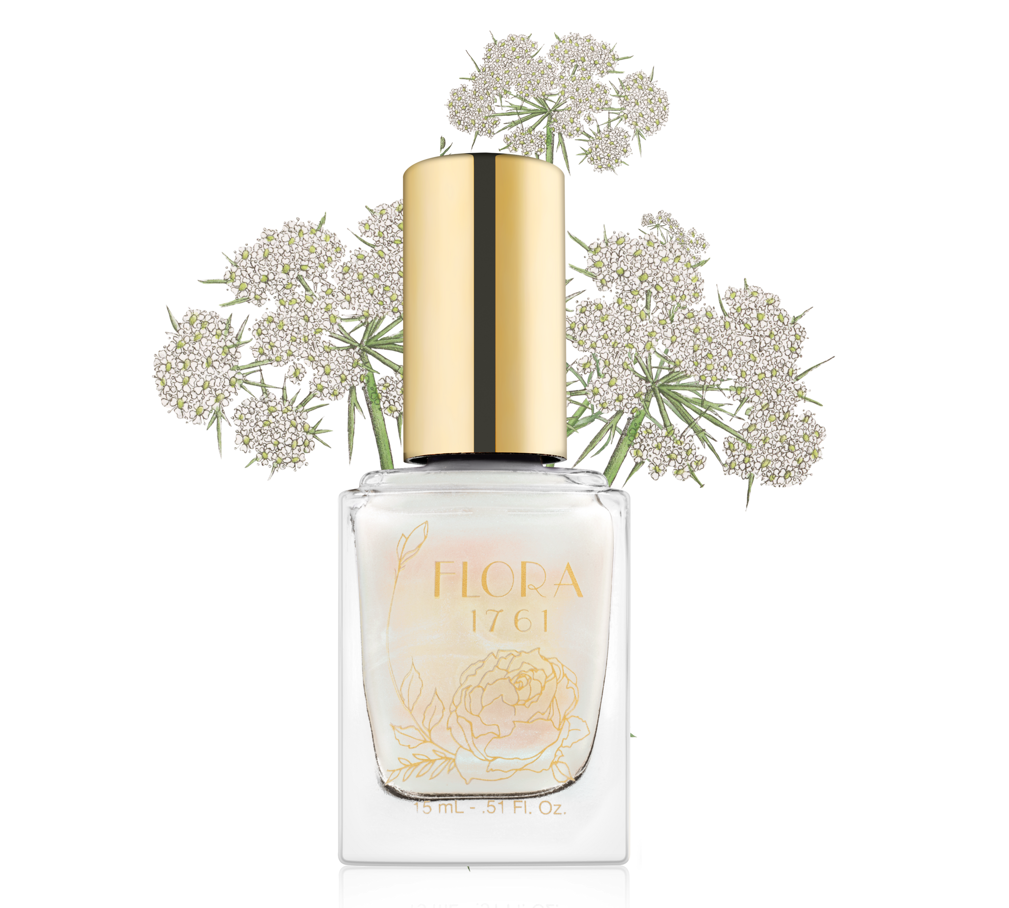 Nail Lacquer in Queen Anne's Lace – Flora 1761