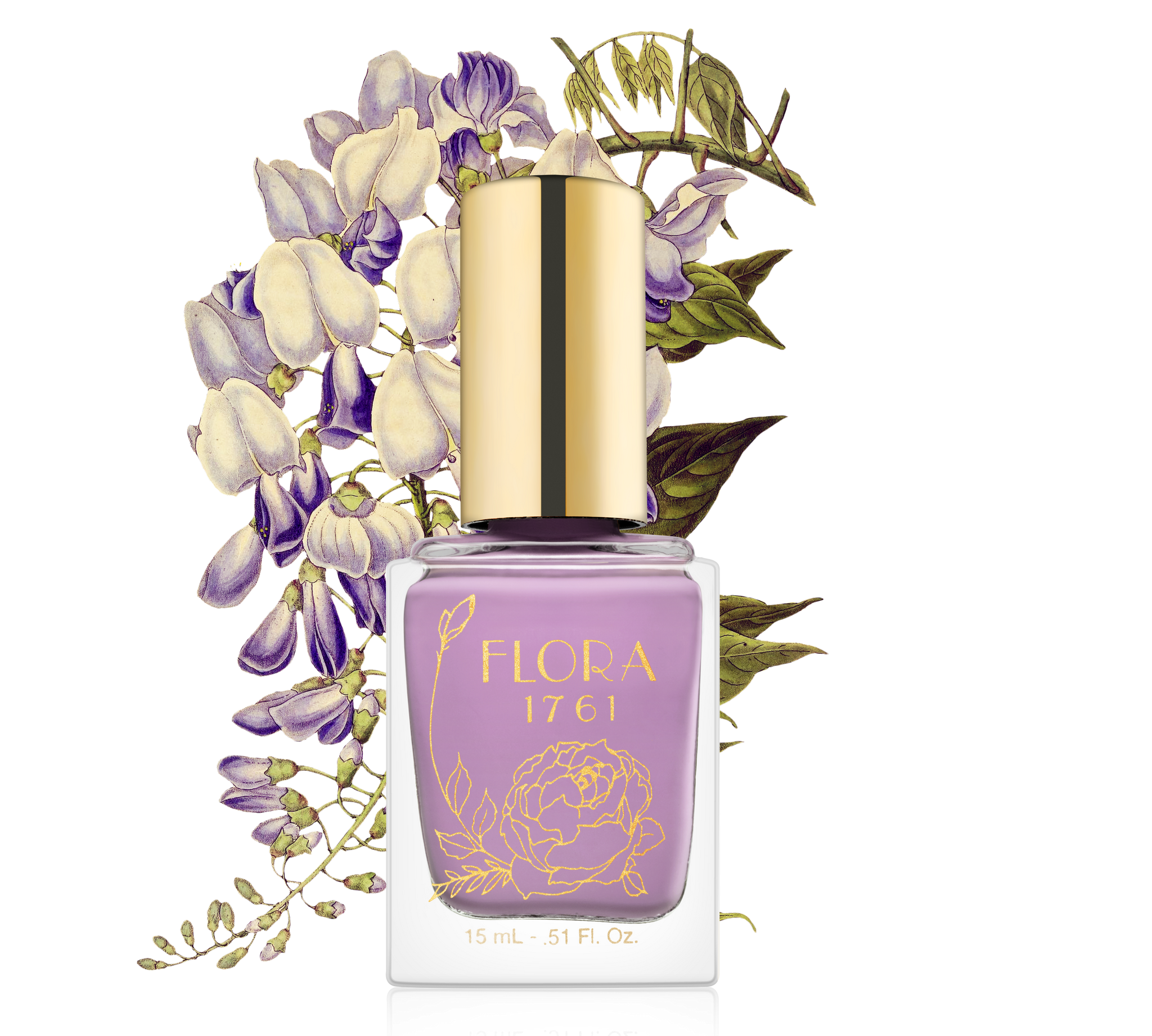 floraです Nail Lacquer in Wisteria – Flora 1761